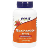 Vitamin B3 Niacin Niacinamid 500 MG 100 Kapseln NOW FOODS